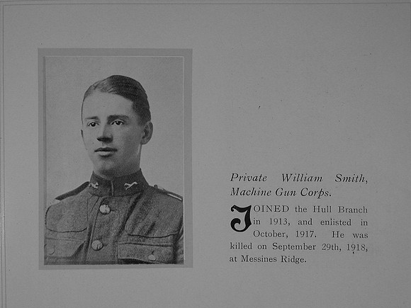 Smith W Pte 157182 Machine Gun Corps General Electric Company Roll Of Honour