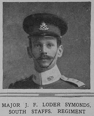 Loder-Symonds J F Major South Staffs Regiment