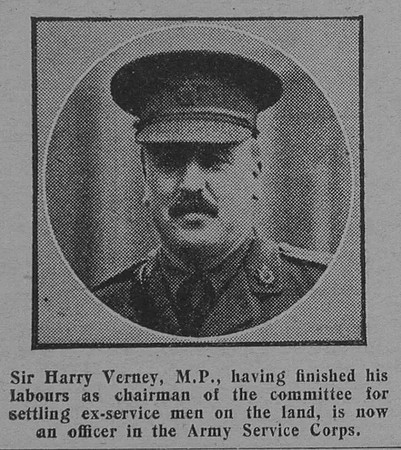 Verney H Army Service Corps The Graphic 25.1.16