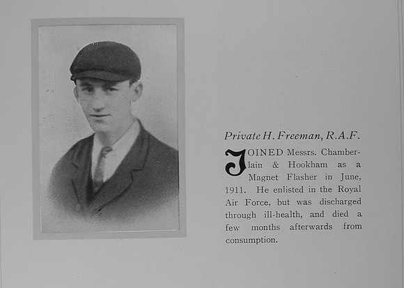 Freeman H Pte Royal Air Force