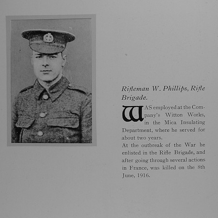 Phillips W Rfn Rifle Brigade