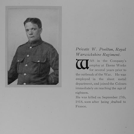 Poolton W Pte 1st Queen's Own (Royal West Kent Regiment)