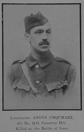 Urquhart A Lt 4th Cameron Highlanders The Sword Of The North Highland Memories Of The Great War - Dugald MacEchern