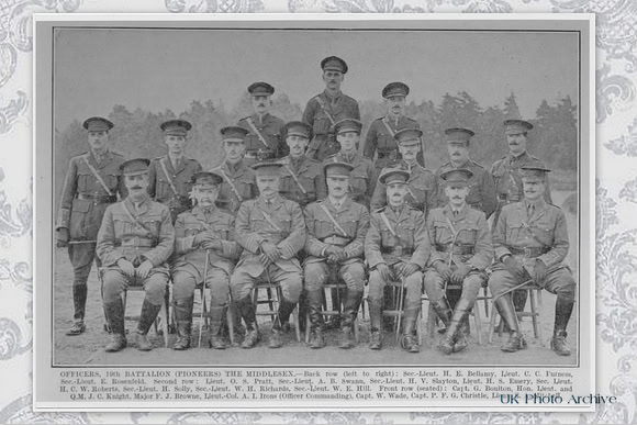 Middlesex Regiment 19th Battalion Officers