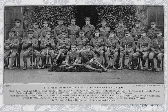 Royal Fusiliers 23rd Battlion Officers