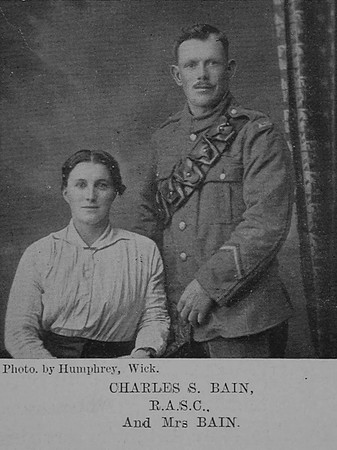 Bain C S Pte Army Service Corps The Sword Of The North Highland Memories Of The Great War - Dugald MacEchern