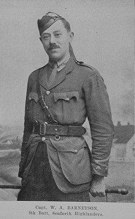 Barnetson W A Captain 5th Seaforth Highlanders The Sword Of The North Highland Memories Of The Great War - Dugald MacEchern