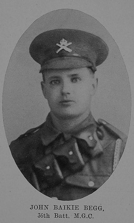 Begg J B Pte 86593 Machine Gun Corps The Sword Of The North Highland Memories Of The Great War - Dugald MacEchern