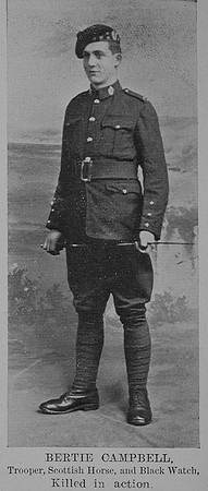 Campbell R Pte S-24055 Scottish Horse Attd 8th Black Watch (Royal Highlanders) The Sword Of The North Highland Memories Of The Great War - Dugald MacEchern