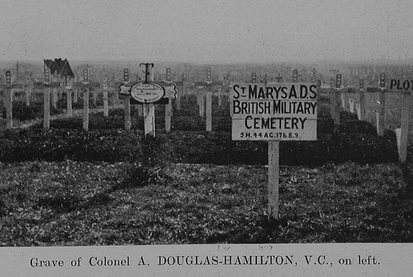 Douglas-Hamilton A F Lt Col VC 6th Cameron Highlanders Original Grave Marker The Sword Of The North Highland Memories Of The Great War - Dugald MacEchern