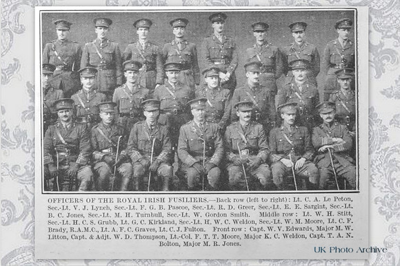Royal Irish Fusiliers Officers The War lllustrated Vol 9