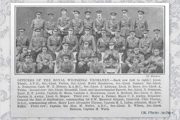 Royal Wiltshire Yeomanry Officers The War Illustrated Vol 9