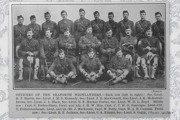 Seaforth Highlanders Officers The War Illustrated Vol 9