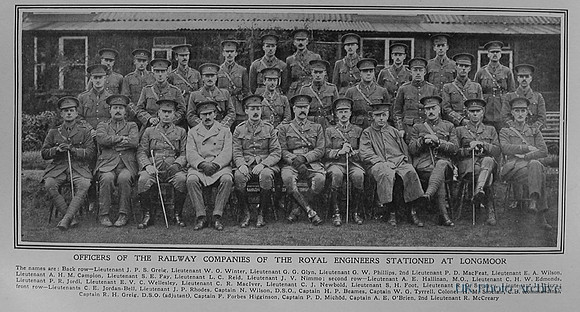 Royal Engineers Officers At Longmoor