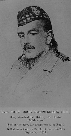 MacPherson J C Lt 11th Attd 1st Gordon Highlanders The Sword Of The North Highland Memories Of The Great War - Dugald MacEchern