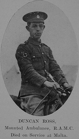 Ross D L/Cpl 1012 Royal Army Medical Corps The Sword Of The North Highland Memories Of The Great War - Dugald MacEchern