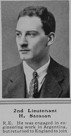 Sassoon H 2nd Lt Royal Engineers The Sphere 18th Dec 1915