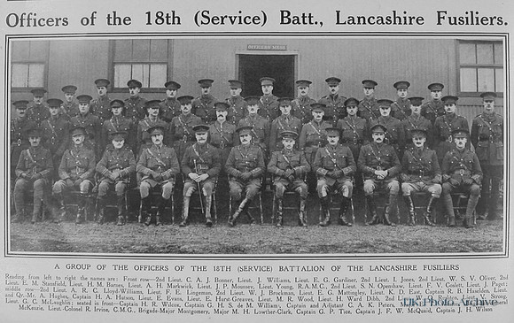 Lancashire Fusiliers Officers 18th Btn The Sphere