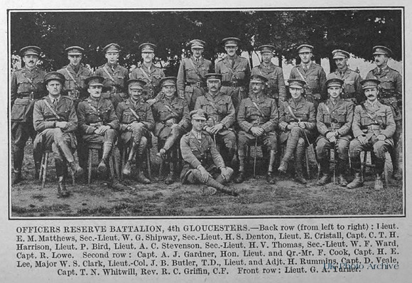 Gloucestershire Regiment Officers Of The 4th Btn The War Illustrated Vol 8