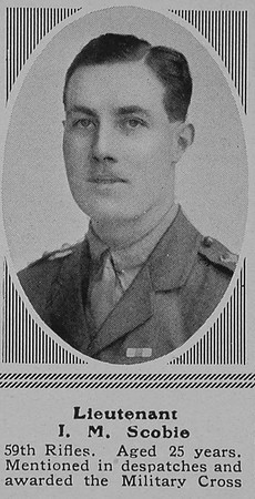 Scobie I M Lt Indian Army The Sphere 22nd Apr 1916