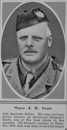 Scott J H Major 10th Cameronians The Sphere 16th Oct 1915