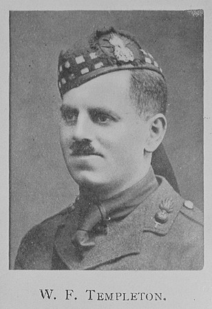 Templeton W F Captain 4th Royal Scots Fusiliers
