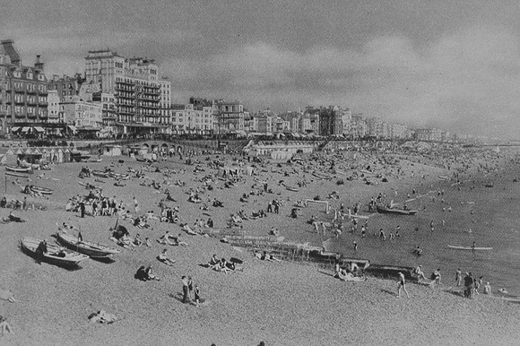 The Beach At Brighton 1920s