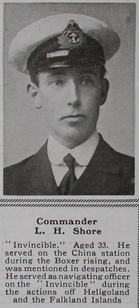Shore L H Comm HMS Invincible The Sphere 17th June 1916