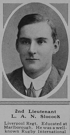 Slocock L A N 2nd Lt 19th King's Liverpool Regiment The Sphere 14th Apr 1917
