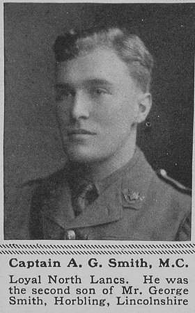 Smith A G Captain MC 7th Loyal North Lancs Regt The Sphere 22nd Feb 1919