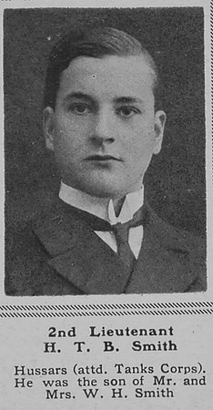 Smith H T B 2nd Lt Tank Corps The Sphere 20th July 1918