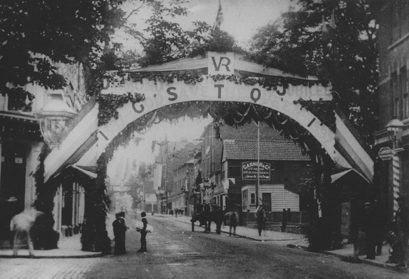 Queen Victoria's Diamond Jubilee Celebrations Sutton High Street Surrey 1897