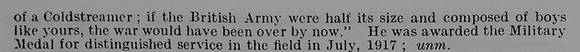 Marshall W J Pte MM Pte 2nd Coldstream Guards Obit Part 2 De Ruvignys Roll Of Honour Vol 5