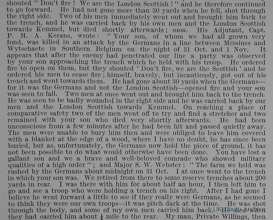 Hawkins L H Lt 1st Attd 6th Dragoon Guards Obit Part 2