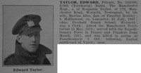 Taylor E Pte 9th Manchester Regiment Obit De Ruvignys Roll Of Honour Vol 3