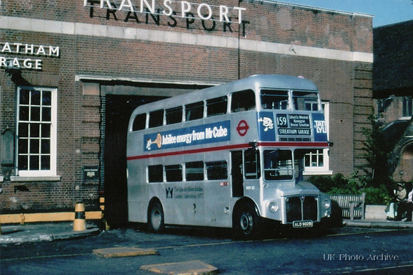Routemaster Bus SRM 23 ALD 902B At Streatham Bus Garage 1977