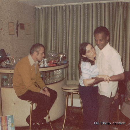 1970's Living Room With Bar