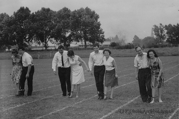 Parents Three Legged Race 1960s