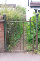 The Allotment Gate Colston Avenue Carshalton May 2015