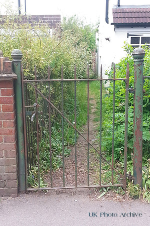The Allotment Gate Colston Avenue Carshalton May 2015