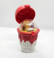 1996 McDonald's Toys Flip Top Food Spinners Milkshake