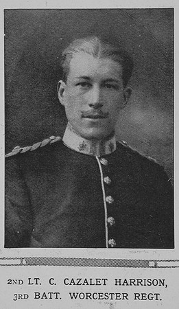Cazalet-Harrison C 2nd Lt 3rd Worcestershire Regiment The Illustrated London News 10th Oct 1914