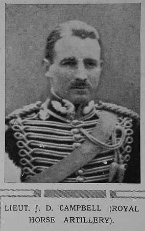 Campbell J D Lt Royal Horse Artillery The Illustrated ondon News 19th Sep 1914