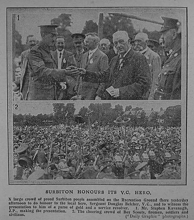 Belcher D Sergt VC 5th London Regiment The Graphic 22nd July 1915