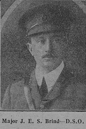 Brind J E S Major DSO Royal Field Artillery The Graphic 19th July 1915