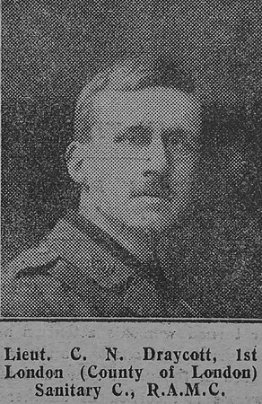 Draycott C N Lt Royal Army Medical Corps The Graphic 19th July 1915