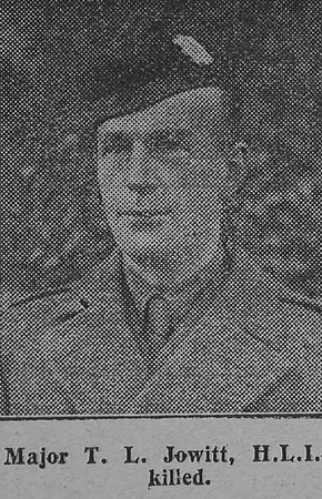 Jowitt T L Major 5th Highland Light Infantry The Graphic 30th July 1915