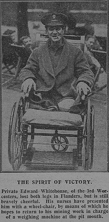 Whitehouse E Pte 3rd Worcestershire Regiment The Graphic 21st July 1915