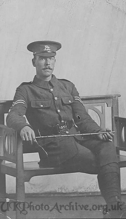 Peacock A J Cpl 8th Queen's  Royal West Surrey Regiment Croydon Roll Of Honour