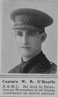 O'Keefe W R Captain Royal Army Medical Corps The Sphere 25th Jan 1919